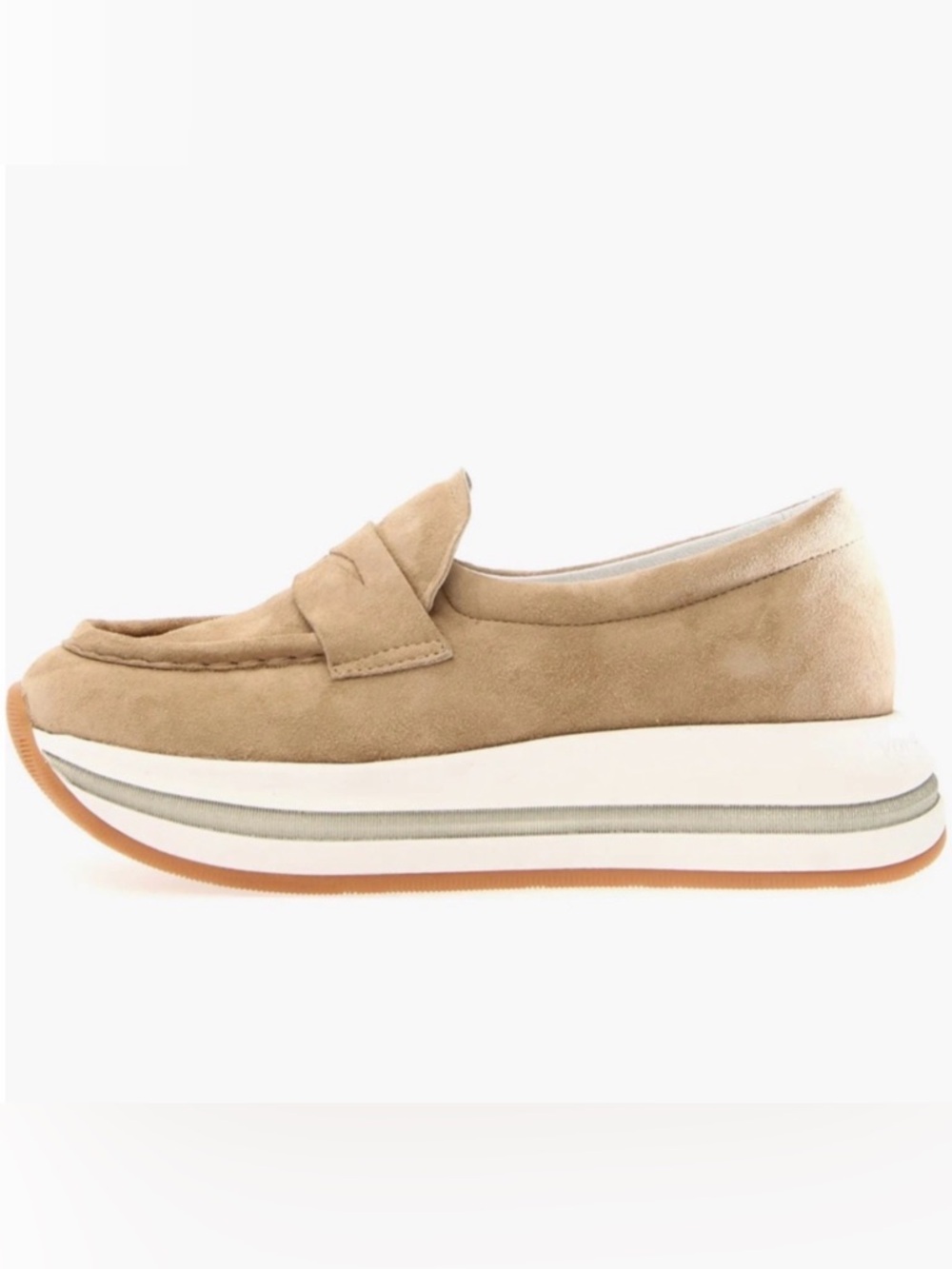 VOILE BLANCHE MERRY Penny Loafer in Capacino